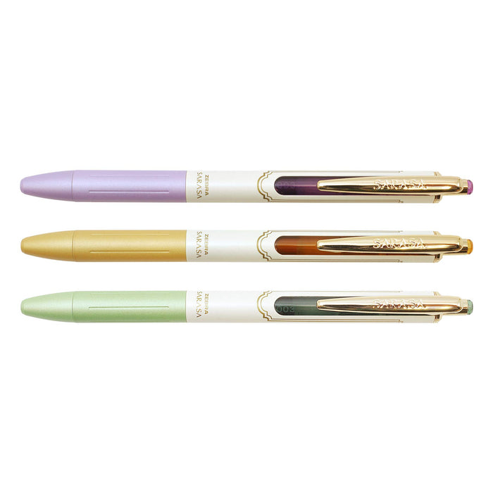 Zebra Vintage Series Sarasa Grand Gel Ballpoint Pen 0.5mm Vermilion Orange-Kiichin - The #1 Place for Japanese Goods in Your Hand!