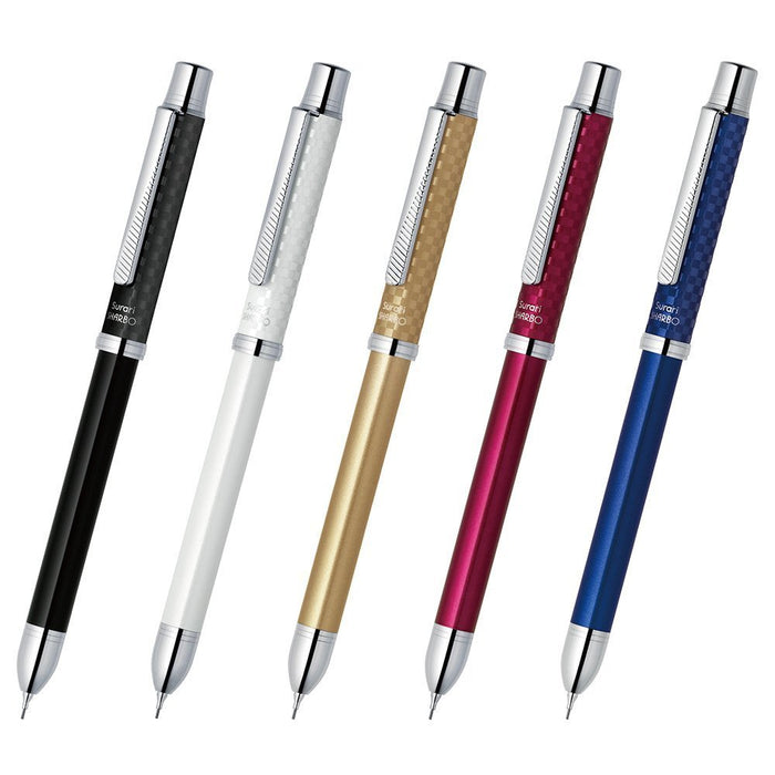Zebra Shabo 2000 Multifunctional Pen Champagne Gold Case - PC-SB27-CGO-Kiichin - The #1 Place for Japanese Goods in Your Hand!