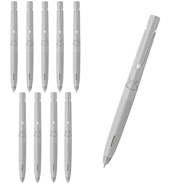 Zebra Bren Black Ink Ballpoint Pen 0.5mm Oil-Based Mendako Pattern pack of 10-Kiichin - The #1 Place for Japanese Goods in Your Hand!