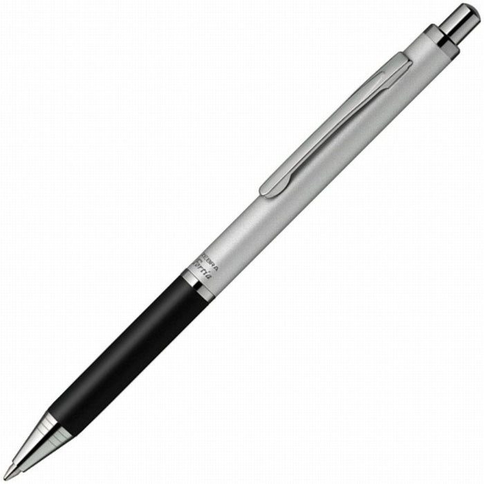 Zebra Fortia 300 Silver Oil-Based Ballpoint Pens Pack of 10-Kiichin - The #1 Place for Japanese Goods in Your Hand!