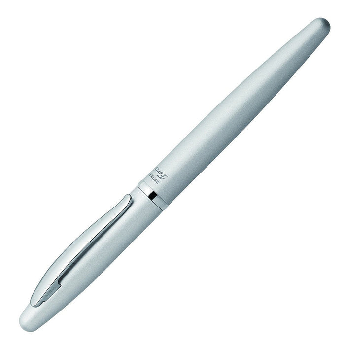 Zebra Fortia St Cap Ballpoint Pen 0.7mm Oil-Based Ink Silver - BA91-S-Kiichin - The #1 Place for Japanese Goods in Your Hand!
