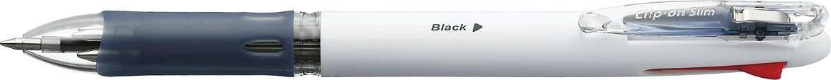 Zebra Slim 4C White Clip-On B4A5-W - Compact and Lightweight Design-Kiichin - The #1 Place for Japanese Goods in Your Hand!