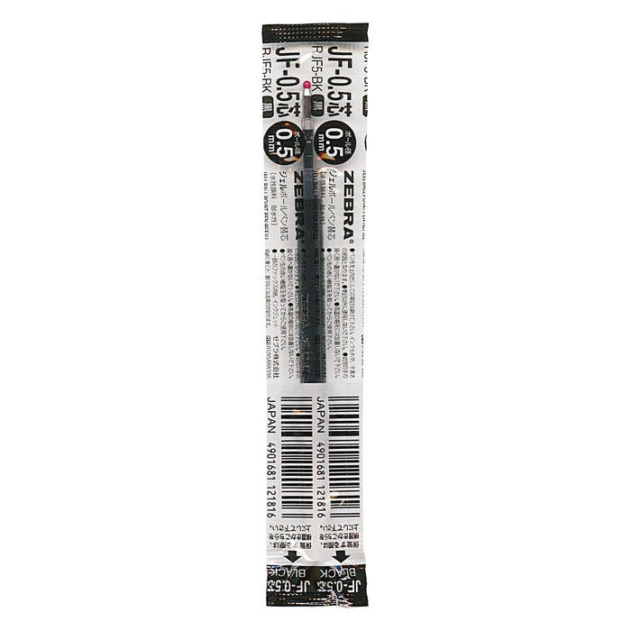 Zebra Sarasa JF-0.5 Black Gel Ballpoint Pen Refills 10 Pieces-Kiichin - The #1 Place for Japanese Goods in Your Hand!