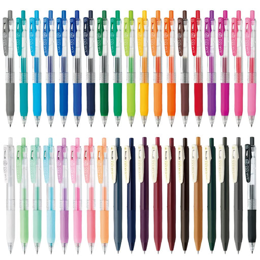 Zebra Sarasa Clip Gel Ballpoint Pen 0.5mm 38 Color Set-Kiichin - The #1 Place for Japanese Goods in Your Hand!