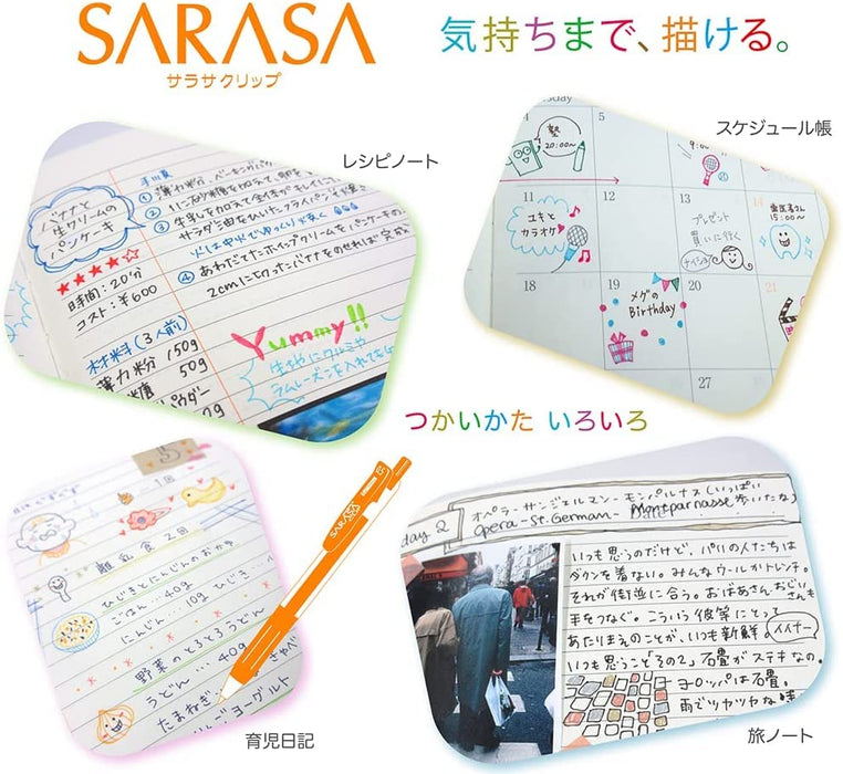 Zebra Sarasa Clip Gel Ballpoint Pen 0.5mm 38 Color Set-Kiichin - The #1 Place for Japanese Goods in Your Hand!