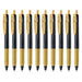 Zebra Sarasa Clip 0.5mm Gel Ballpoint Pen in Gold Pack of 10-Kiichin - The #1 Place for Japanese Goods in Your Hand!