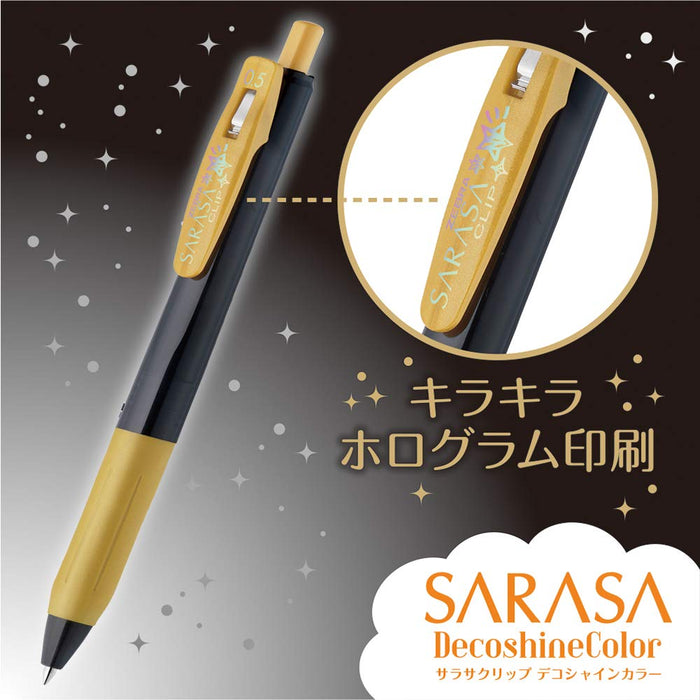 Zebra Sarasa Clip Shiny Pink Gel Ballpoint Pen 0.5mm 10 Piece Pack-Kiichin - The #1 Place for Japanese Goods in Your Hand!