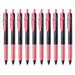 Zebra Sarasa Clip Shiny Red Gel Ballpoint Pen 0.5mm 10-Pack - Zebra-Kiichin - The #1 Place for Japanese Goods in Your Hand!