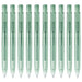 Zebra Oil-Based Black Ink Ballpoint Pen 0.5mm Green Axis 10-Pack-Kiichin - The #1 Place for Japanese Goods in Your Hand!