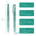 Zebra Oil-Based Black Ink Ballpoint Pen 0.5mm Green Axis 10-Pack-Kiichin - The #1 Place for Japanese Goods in Your Hand!