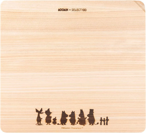 KAI Moomin Cutting Board 9.1x8.3 Inch Dishwasher Safe Japan