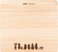 KAI Moomin Cutting Board 9.1x8.3 Inch Dishwasher Safe Japan