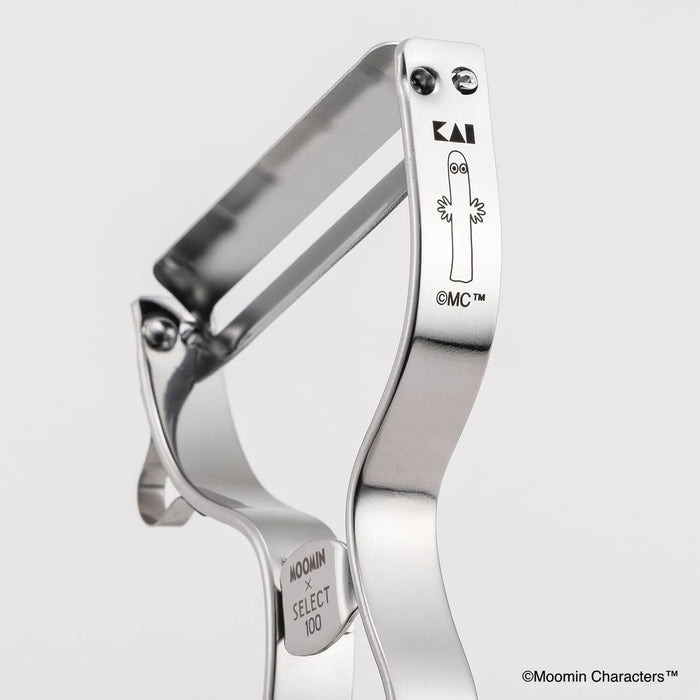 KAI Moomin T-Shaped Stainless Steel Peeler Dishwasher Safe