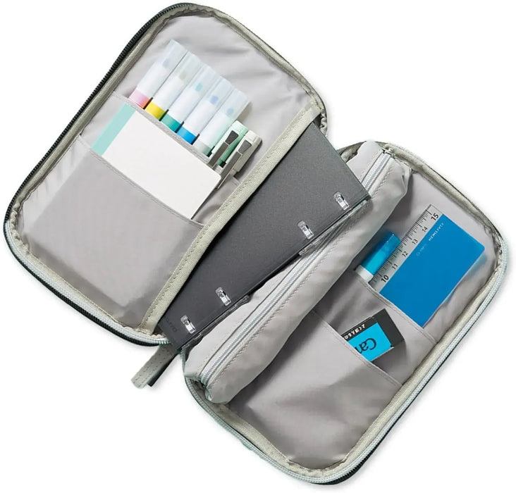 Kokuyo Campus F-VBF301D Pen Case Notebook Style - Gray - 4901480436555