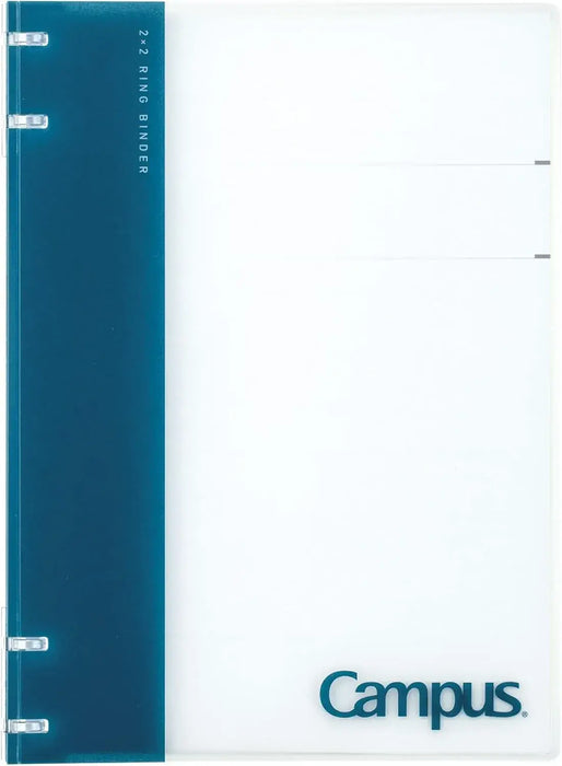 Kokuyo Campus Notebook-like Binder Positive Relax 2 x 2 Ring B5 - Navy - 4901480380209