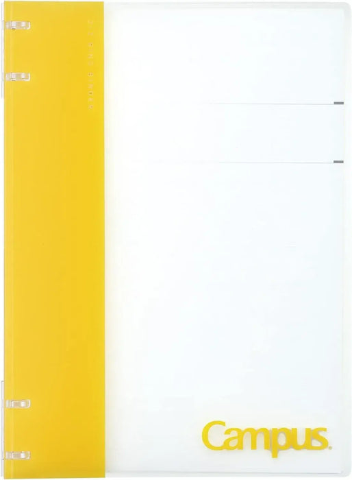 Kokuyo Campus Notebook-like Binder Positive Relax 2 x 2 Ring B5 - Yellow - 4901480380186