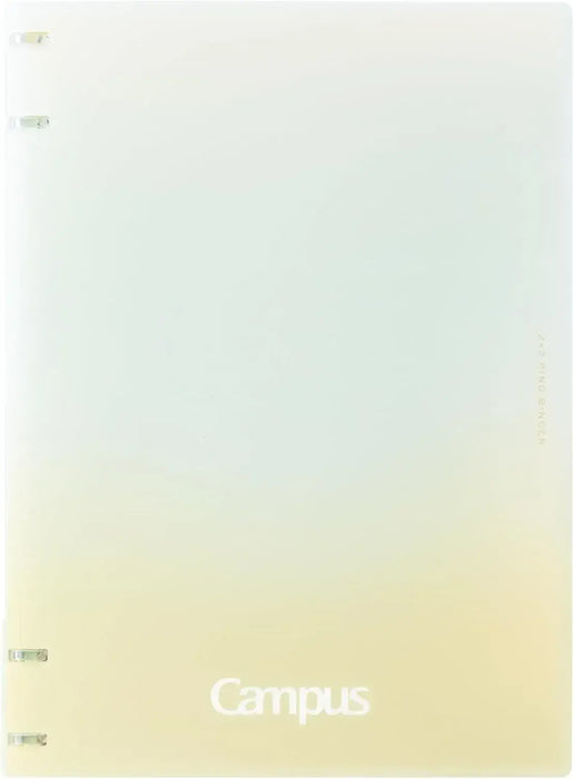 Kokuyo Campus Notebook-like Binder Positive Relax 2 x 2 Ring B5 - Sun Yellow-1 - 4901480437712