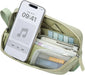 Kokuyo Large Capacity Pencil Case Tool Pen Organizer Kabako - Ash Green - 4901480407432