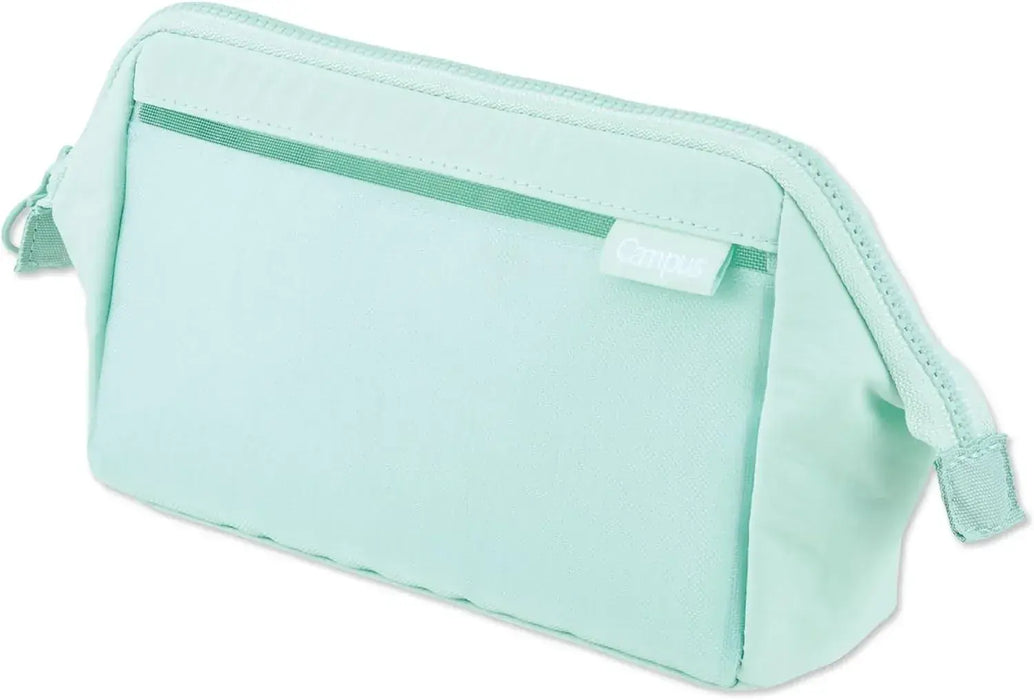 Kokuyo Large Capacity Pencil Case Tool Pen Organizer Kabako - Green - 4901480436050