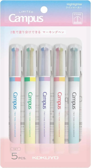 Kokuyo PM-MT100 Campus Marker Pen Set