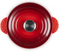 Le Creuset Cast Enameled Two-Handed Cocotte Pot 18 Cherry Red Oven Safe Le Creuset
