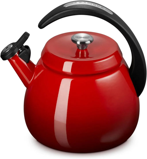 Le Creuset Crochet Kettle 0.7 Gallon Cherry Red Gas Induction Compatible Le Creuset
