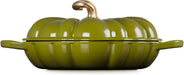 Le Creuset Enamel Cast Iron Pumpkin Blazer 2.75 Qt Olive Dutch Oven Le Creuset