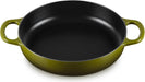 Le Creuset Enamel Cast Iron Signature Everyday Pan 11 Inch Olive Le Creuset