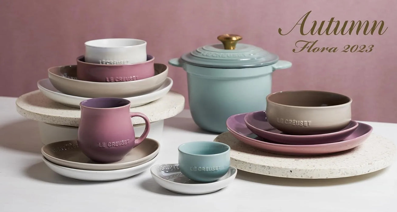 Le Creuset Flora Ball 19.7 fl oz Nutmeg Heat and Cold Resistant Oven Safe Le Creuset