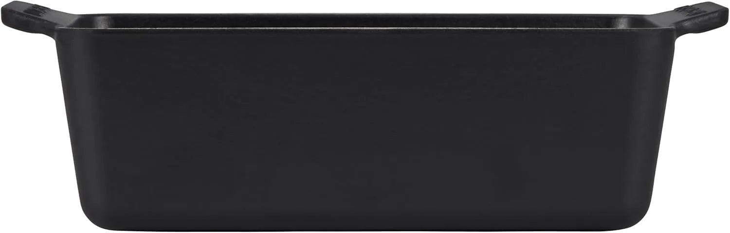 Le Creuset Loaf Pan 9.1 Inch Matte Black Enameled Bread Cake Pan Oven Safe Le Creuset