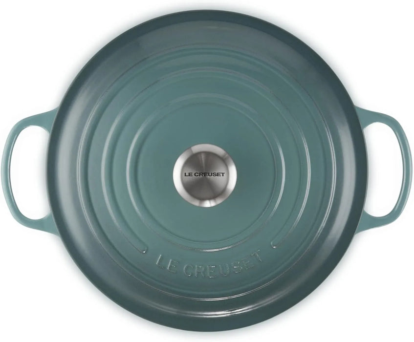 Le Creuset Signature Round Casserole with Lid 11 Inch Induction Compatible Le Creuset