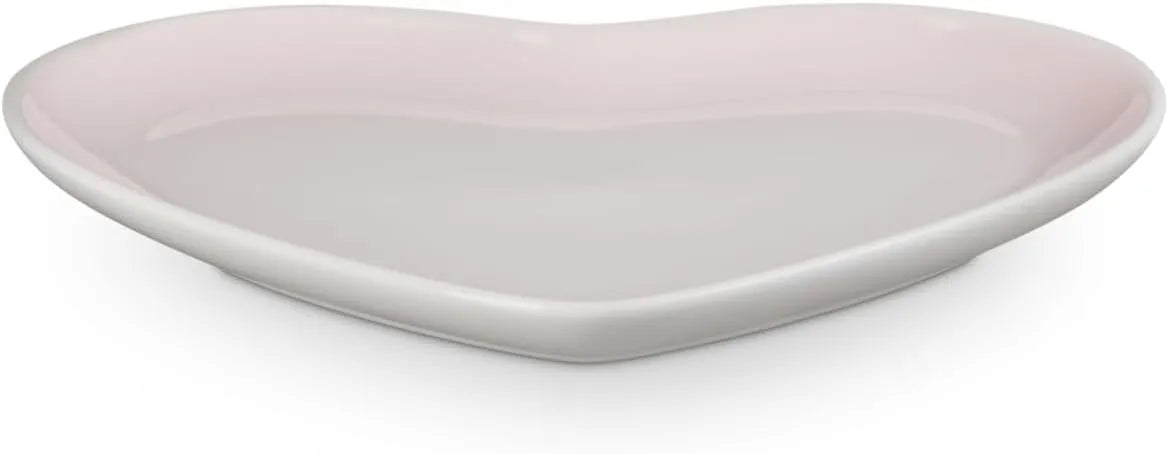 Le Creuset Sphere Heart Plate 9.1 Inch Shell Pink Heat and Cold Resistant Le Creuset