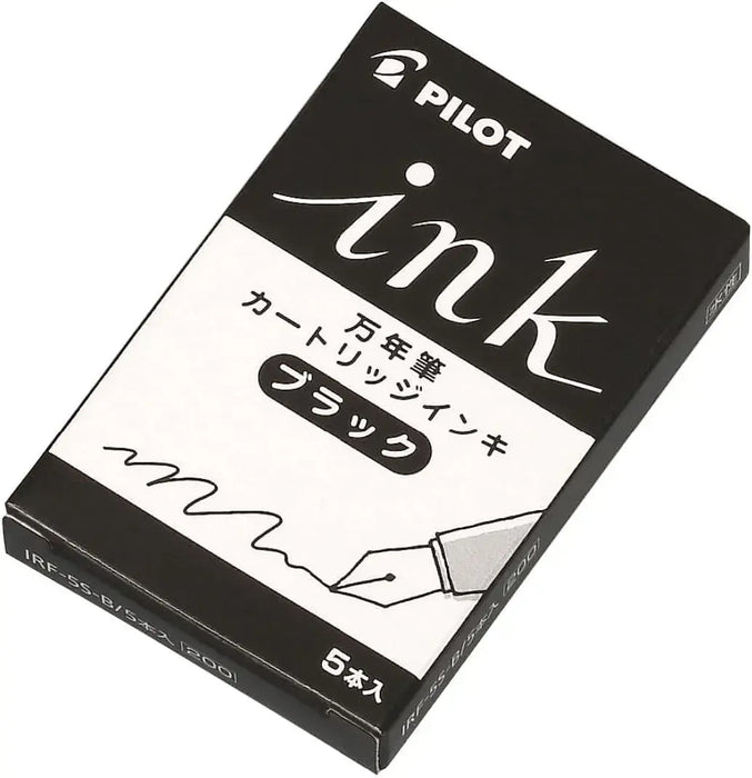 Pilot IRF50S10B Fountain Pen Ink Cartridges Black Pack of 50