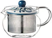 Saikai Pottery Hasami Ware Glass Pot with Stainless Steel Tea Strainer - Pink - 4965451127330
