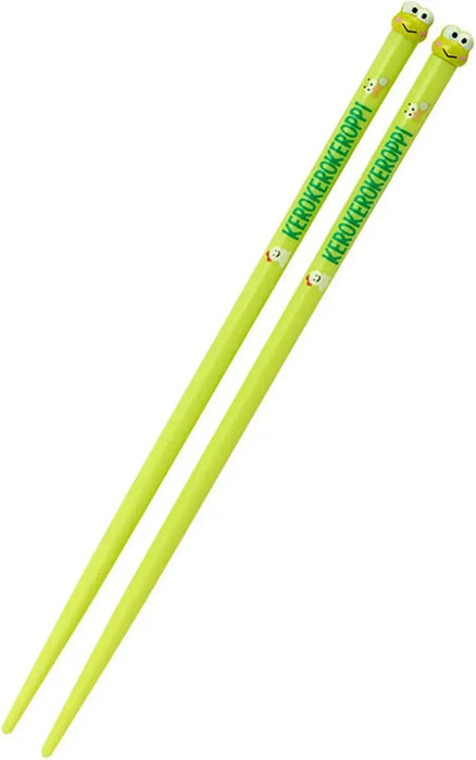 Sanrio Hangyodon Chopsticks with Mascot Character Accessory - Kurokuropi - 4550624023894