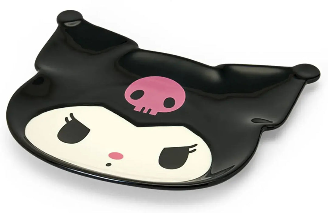 Sanrio Pochacco Face Plate Microwave Dishwasher Safe - Chrome - 4550624142496
