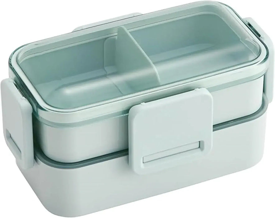 Skater 2-Tier Lunch Box Dishwasher and Microwave Safe Made in Japan - Green 600ml - 4973307726002