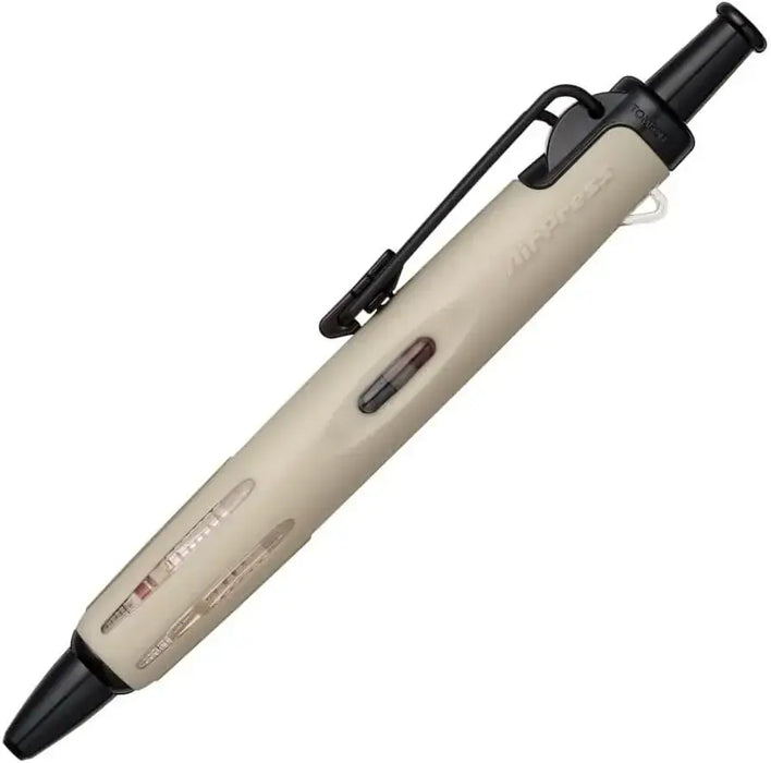 Tombow Airpress Oil-Based Ballpoint Pen Pressurized Ink - Beige - 4901991130836