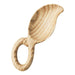 Wood Scoop Twist Spoon 11.6x3.8cm Durable Handmade Kitchen Tool Yamaco - Leaf Spoon
 - 4988484090037