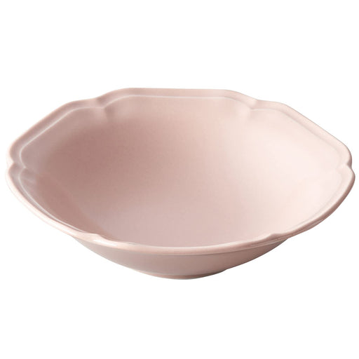 Aito Mino Ware Salad Bowl Plate Coral Pink 17cm Dishwasher/Microwave Safe 111086-Kiichin - The #1 Place for Japanese Goods in Your Hand!