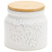 Aito Lien Canister Storage 10cm White Mino Ware 267923-Kiichin - The #1 Place for Japanese Goods in Your Hand!