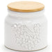 Aito Lien Canister Storage 10cm White Mino Ware 267923-Kiichin - The #1 Place for Japanese Goods in Your Hand!