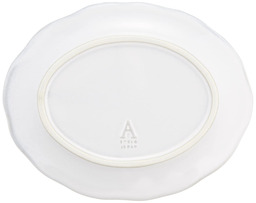 Aito Lien Coffee Cup & Saucer 330ml White Mino Ware Japan 267841-Kiichin - The #1 Place for Japanese Goods in Your Hand!