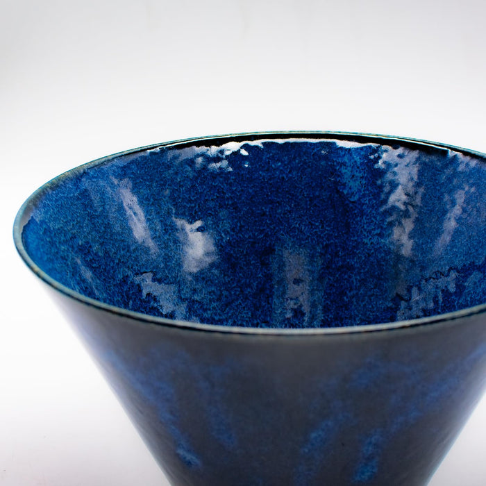 Aito Natural Color Bowls Plates Rice Bowls Tableware Ramen Bowls Large 17x9.4cm Navy Minoyaki Udon Bowls Dishwasher/Microwave Safe Made in Japan-Kiichin - The #1 Place for Japanese Goods in Your Hand!