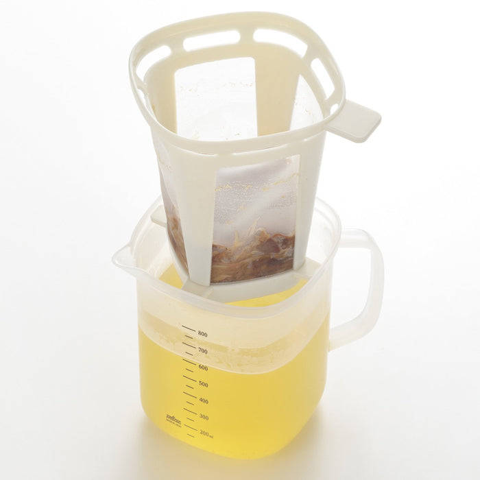 Akebono Sangyo Dashi Pot 800ml Microwave Dishwasher Safe Japan Re-1510-Kiichin - The #1 Place for Japanese Goods in Your Hand!