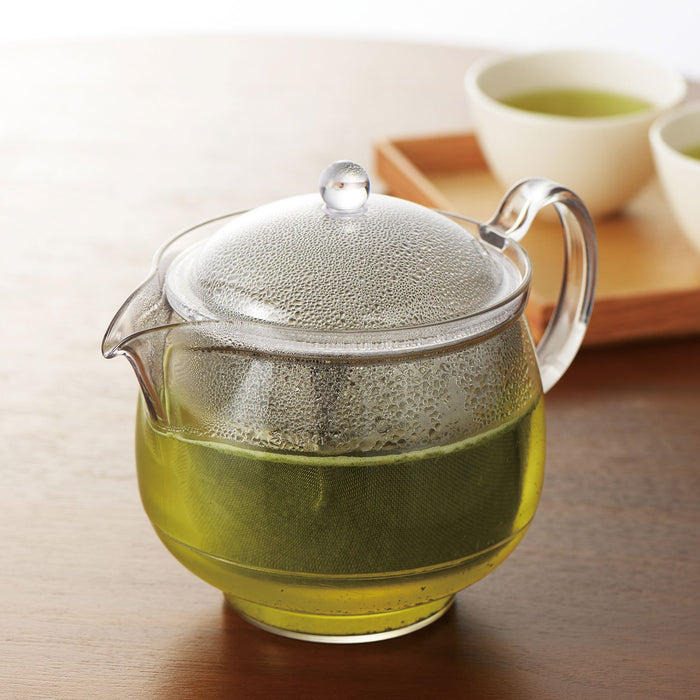 Akebono Sangyo Teapot 730ml Tritan Resin Clear Steel Mesh TW-3723 Japan-Kiichin - The #1 Place for Japanese Goods in Your Hand!