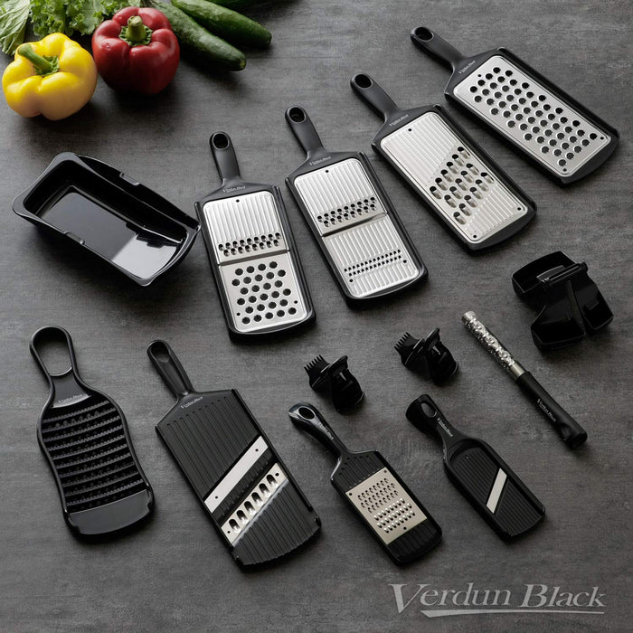 Shimomura Kougyou Antibac VB-617 Dishwasher Safe Verdun Black Vegetable Holder Made in Japan-Kiichin - The #1 Place for Japanese Goods in Your Hand!