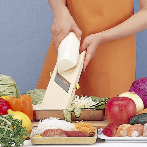 Benriner Ivory Japan Vegetable Slicer - Efficient Kitchen Tool-Kiichin - The #1 Place for Japanese Goods in Your Hand!