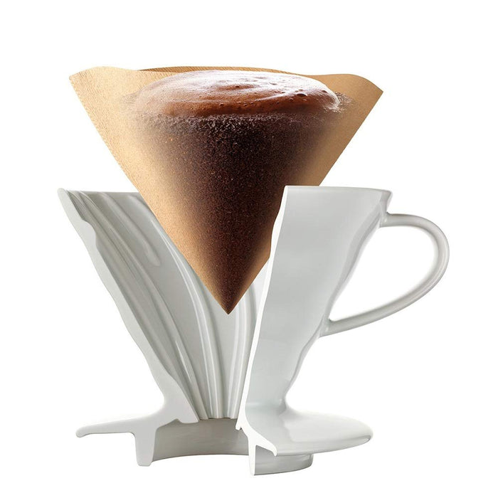 Hario V60 1-2 Cup Paper Filters - Box of 100 from Honu Kato Coffee Shop Japan-Kiichin - The #1 Place for Japanese Goods in Your Hand!