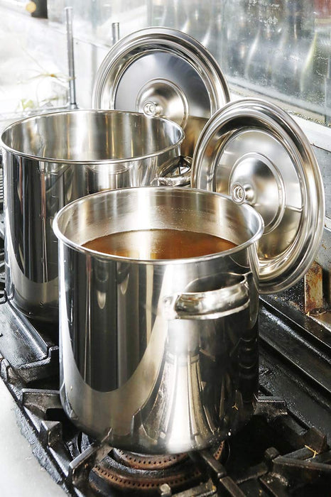 Ebm 18-8 Kitchen Pot 22cm Plate-Kiichin - The #1 Place for Japanese Goods in Your Hand!